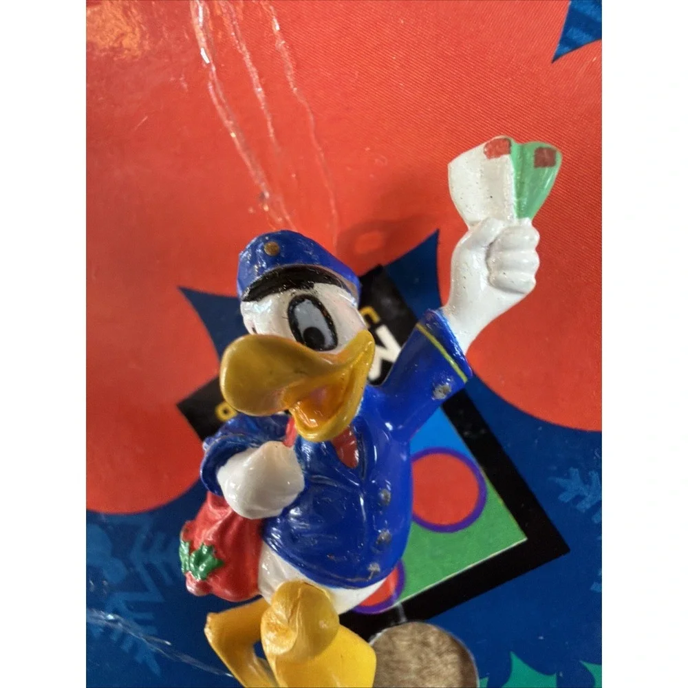 Vintage Disney Mickey Unlimited Mini Christmas 2 Ornaments Goofy & Donald Duck